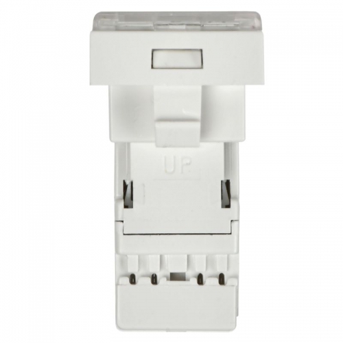 Механизм розетки информ. 1-м ПРАЙМЕР 1мод. RJ45 5еUTP IEK CKK-40D-RI1-K01 CKK-40D-RI1-K01