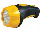 Фонарь LED 3804 (аккум 220В черн/жел. 4 LED; SLA пласт. короб) Ultraflash 9215