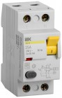 Выключатель дифф. тока (УЗО) 2п 25А 30мА тип AC ВД1-63 IEK MDV10-2-025-030