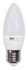 Лампа светодиодная PLED-SP C37 9Вт свеча 3000К тепл. бел. E27 820лм 230В JazzWay 5001923A