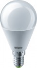 Лампа светодиодная 61 335 NLL-G45-8.5-230-6.5K-E14 8.5Вт шар матовая 6500К холод. бел. E14 730лм 176-264В NAVIGATOR 61335