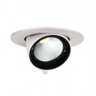 Светильник светодиодный PLED DL4 WH Downlight 30Вт 4000К IP40 24град. ДВО встраив. поворотн. JazzWay 5021907