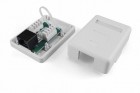 Розетка компьютерная 1-м ОП Dual IDC SB1-1-8P8C-C5e-WH RJ45 (8P8C) кат.5E Hyperline 430230