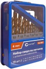 Набор сверл по металлу с кобальтом 5ти-проц. в метал. коробке; 1-10мм (через 05мм) 19шт Profi Cutop 48-602