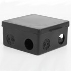 Коробка распределительная ОП 100х100х50мм 7 каб. вводов IP54 черн. TOKOV ELECTRIC TKE-KR-100-100-50-C05