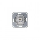 Розетка компьютерная 1-м Glossa RJ45 кат.5E механизм платина SE GSL001281K