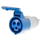 Розетка кабельная 32А 220В 2P+PE ССИ-223 IP44 IEK PSR21-032-3