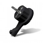 Вилка-невидимка электрич. с заземл. черн. 16А 250В UNIVersal 5565419