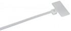 Хомут 2.5х100мм P6.6 маркерный бел. (уп.100шт) IEK UHH14-D025-100-100-K01