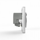 Розетка 1-м СП Pixel с заземл. с 2-мя заряд. устр. USB тип A+A механизм алюм. TOKOV ELECTRIC TKE-PX-R1U2A-C03