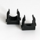 Держатель для труб (клипса) d16мм черн. (уп.100шт) TOKOV ELECTRIC TKE-LC-16-C05/100