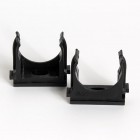 Держатель для труб (клипса) d25мм черн. (уп.100шт) TOKOV ELECTRIC TKE-LC-25-C05/100