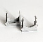 Держатель для труб (клипса) d25мм сер. (уп.100шт) TOKOV ELECTRIC TKE-LC-25-C06/100