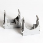 Держатель для труб (клипса) d25мм для монтажн. пистолета сер. (уп.100шт) TOKOV ELECTRIC TKE-LC-25-ZP-C06/100