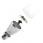 Лампа светодиодная RS C37 E27 8W 220-240V 2700К 8Вт 800лм Ra 90 свеча РС 15010545062