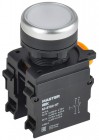Кнопка d22мм 1НО+1НЗ MASTER с фиксацией бел. IEK MI-BT60-11T-3-21-K01
