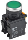 Кнопка d22мм 1НО+1НЗ MASTER с фиксацией зел. IEK MI-BT60-11T-3-21-K06