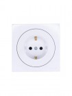 Розетка 1-м OSEN IP20 16А с защ. шторками ПБТ бел. LEZARD 743-0288-124B