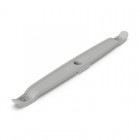 Держатель плоского кабеля двусторонний для прямого монтажа на 12 мест сер. (уп.20шт) Промрукав PR13.0444