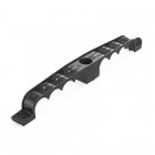 Держатель труб d20мм для прямого монтажа двусторон. на 8 мест черн. (уп.20шт) Промрукав PR13.03295