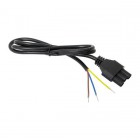 Кабель для подключения светодиодных линейных светильников ДБО-60/120/150 1м 3х0.75 черн. EKF ASC-B-1-LBL