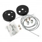 Набор для подвесного крепления светодиодных линейных светильников ДБО-60/120/150 EKF HMK-V2-LBL