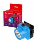 Фонарь налобный аккумуляторный LED 5374 (220В LED 1 режим; голуб.) Ultraflash 12427