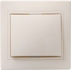 Выключатель 1-кл. СП КВАРТА 10А IP20 ВС10-1-0-ККм крем. ИЭК EVK10-K33-10-DM