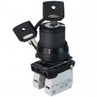 Переключатель ПЕ-171 исп.2 1з+1р 10А 660В замок на 2 положения 0 +90град. (ключ в положении 