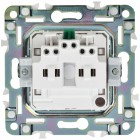 Розетка SKANDY 16А с заземл. защ. штроки б/к SK-R06Bl черн. IEK SK-R14-16-1-K02