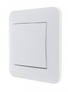 Механизм выключателя 1-кл. 1п СП Karina 10А IP20 бел. LEZARD 707-0288-100