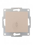 Механизм переключателя проходного 1-кл. 1п СП Karina 10А IP20 крем. LEZARD 707-0388-105