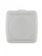 Розетка 1-м ОП Nata 16А IP20 с заземл. с защ. крышкой керамика бел. LEZARD 710-0200-123