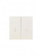 Выключатель проходной 2-кл. СП ZIMA IP20 10А безвинт. зажим слон. кость LEZARD 704-9088-106QC