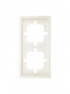 Рамка 2-мест. горизонт. ZIMA слон. кость LEZARD 704-9000-147