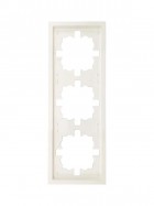 Рамка 3-мест. горизонт. ZIMA слон. кость LEZARD 704-9000-148