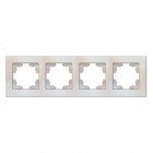 Рамка 4-м Афина универс. жемчуг Universal A0046-OBr