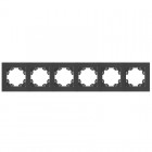 Рамка 6-м Афина универс. графит Universal A1043-Gr