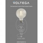 Лампа светодиодная филаментная Loft 271 YX-G125175LFFEC01 4Вт 2200К E27 DIM Voltega 8574