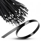 Хомут кабельный 4.6х150 сталь ANSI 316 с покрытием TOKOV ELECTRIC TKE-HM316-4.6-150-C/100