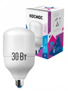 Лампа светодиодная высокомощная LED 30Вт цилиндр 6500К холод. бел. E27 176-240В ЭКОНОМКА Eco30wHWLEDE2765