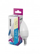 Лампа светодиодная 8.5Вт свеча 3000К тепл. бел. E14 220В КОСМОС LkecLED8.5wCNE1430