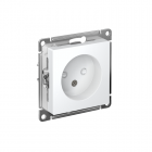 Механизм розетки 1-м СП Atlas Design без заземл. защ. шторки 16А бел. SchE ATN000149