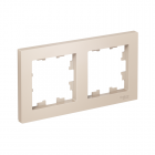 Рамка 2-м Atlas Design универс. беж. SchE ATN000202