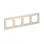 Рамка 4-м Atlas Design универс. беж. SchE ATN000204