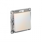 Механизм выключателя 1-кл. СП Atlas Design 10А IP20 (сх. 1) 10AX с самовозвратом жемчуж. SchE ATN000415