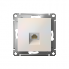 Механизм розетки компьютерной Atlas Design RJ45 жемчуг SchE ATN000483