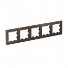 Рамка 5-м Atlas Design универс. мокко SchE ATN000605