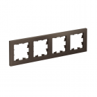 Рамка 4-м Atlas Design универс. мокко SchE ATN000604