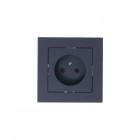 Механизм розетки 1-м СП Atlas Design без заземл. 16А грифель SchE ATN000741